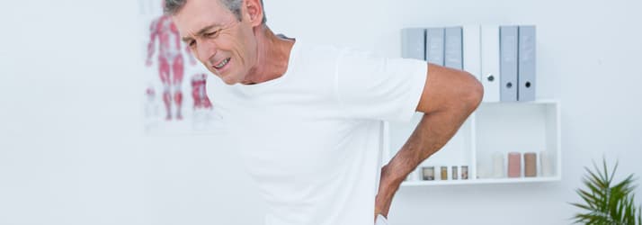 Lumbar back pain after a car accident